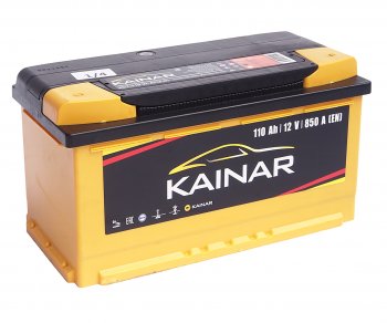 12 799 р. Аккумулятор KAINAR 110Ач обратная полярность KAINAR 6ст110(0)  с доставкой в г. Вологда. Увеличить фотографию 2