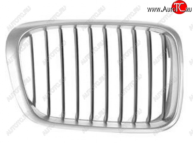 4 519 р. Правая решетка радиатора BodyParts  BMW 3 серия  E46 (1998-2001) седан дорестайлинг (хром серый)  с доставкой в г. Вологда