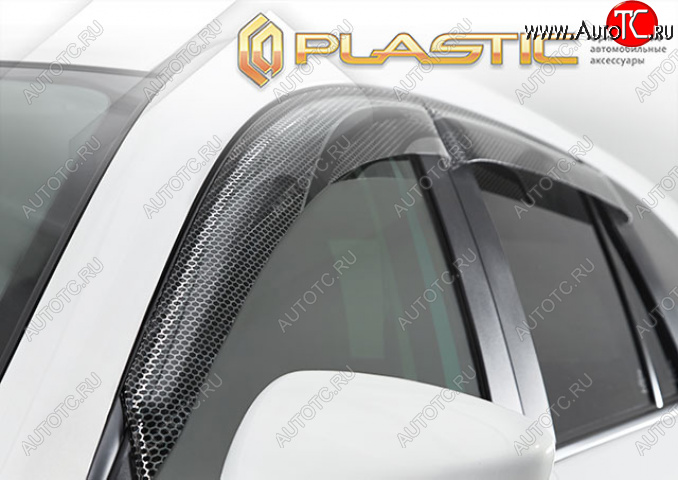 2 199 р. Дефлектор окон CA-Plastic  Mazda CX-8  KG2P KG5P (2017-2022) дорестайлинг (Серия Art черная)  с доставкой в г. Вологда