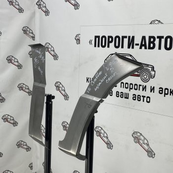 Ремонтный сапожок переднего крыла (Правая арка) средняя база Пороги-Авто Volkswagen Crafter 1 (2006-2017) (холоднокатаная сталь 0,8мм)
