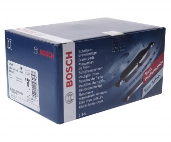 4 299 р. Колодки тормозные передние (4шт.) BOSCH Ford Galaxy 2 дорестайлинг (2006-2010)  с доставкой в г. Вологда. Увеличить фотографию 2