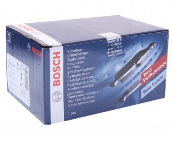 3 499 р. Колодки тормозные передние (4шт.) BOSCH Peugeot 3008 дорестайлинг (2009-2013)  с доставкой в г. Вологда. Увеличить фотографию 3