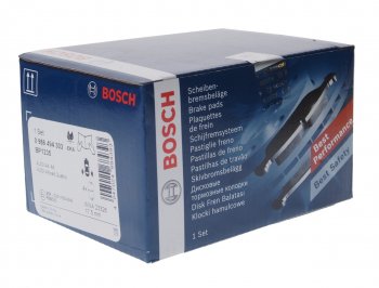 3 599 р. Колодки тормозные задние (4шт.) BOSCH Audi A8 D3 дорестайлинг (2002-2005)  с доставкой в г. Вологда. Увеличить фотографию 2