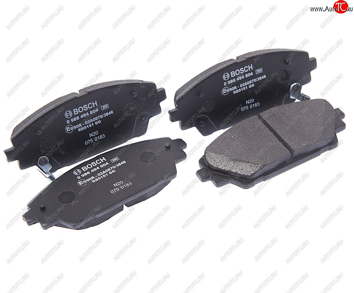 2 599 р. Колодки тормозные передние (4шт.) BOSCH Mazda 3/Axela BM дорестайлинг, хэтчбэк (2013-2016)  с доставкой в г. Вологда