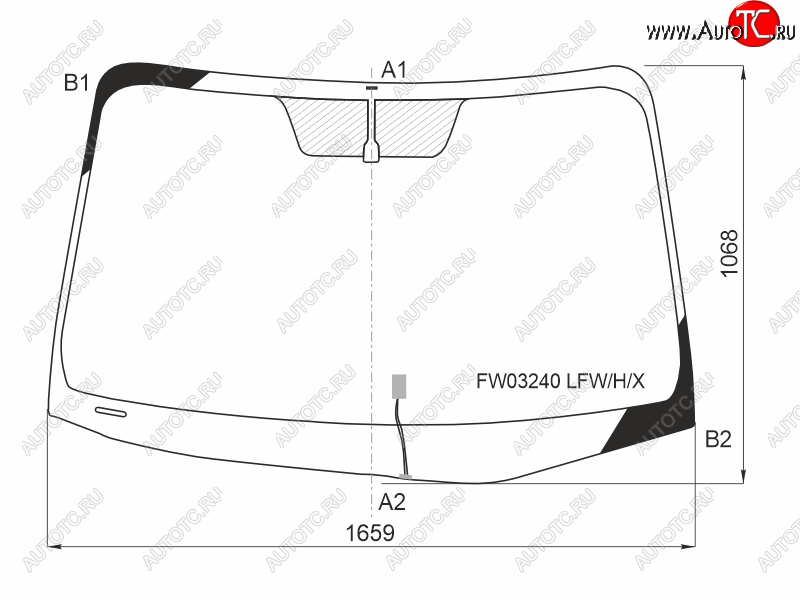 11 999 р. Стекло лобовое (Обогрев щеток) Toyota Sienna 10-20 XYG FW03240 LFW/H/X, fw03240lfwhx XYG FW03240 LFW/H/X  с доставкой в г. Вологда