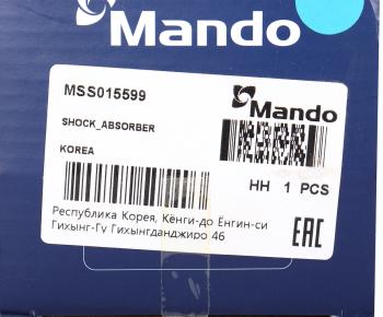 3 899 р. Амортизатор BMW 5 (E34) (04-) задний левый/правый газовый MANDO MANDO mss015599 MANDO mss015599  с доставкой в г. Вологда. Увеличить фотографию 4