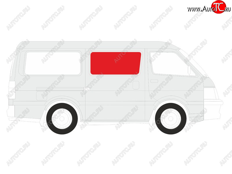 5 249 р. Стекло кузова боковое (не опускное) (Справа Цвет зеленый) Nissan Primastar 02-14  Opel Vivaro 01-1 XYG TRAFIC-01 SF/RH/X  с доставкой в г. Вологда