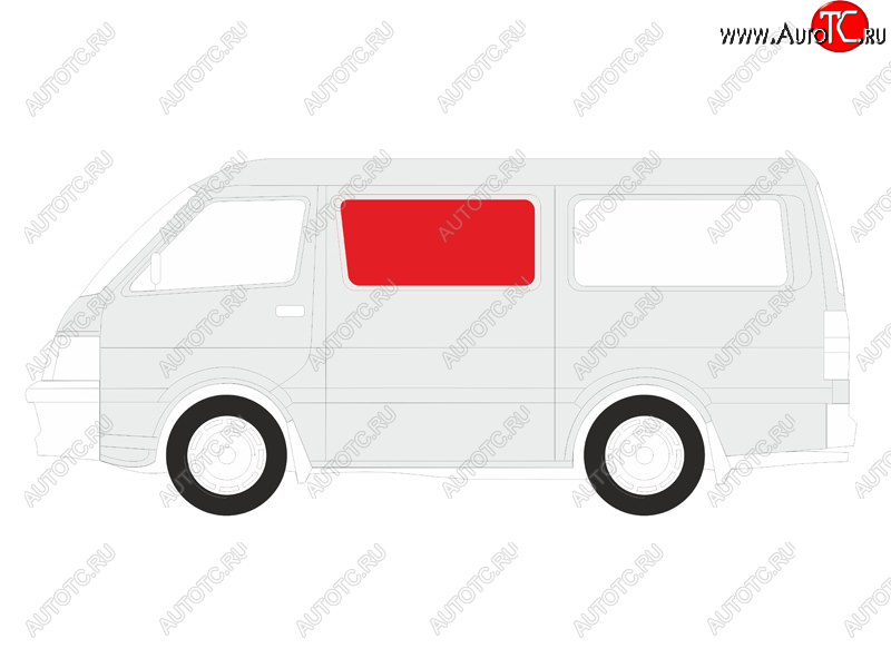 5 249 р. Стекло кузова боковое (не опускное) (Слева Цвет зеленый) Nissan Primastar 02-14  Opel Vivaro 01-14 XYG TRAFIC-01 SF/LH/X  с доставкой в г. Вологда