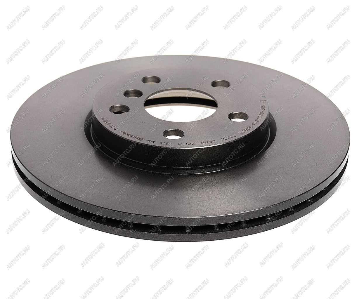 13 349 р. Диск тормозной BMW X1 (F48) (14-) передний вентилируемый (1шт.) BREMBO BREMBO 09.c350.11  с доставкой в г. Вологда