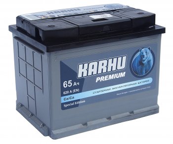 Аккумулятор KARHU Premium 65Ач обратная полярность KAINAR 6ст65(0)