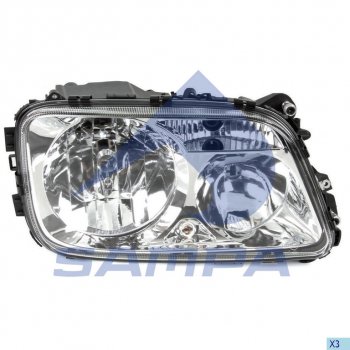 Фара MERCEDES Actros MP3 (08-) правая SAMPA SAMPA 201.118