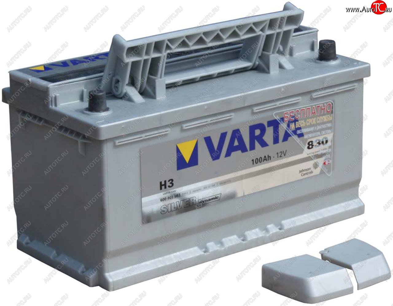 21 499 р. Аккумулятор VARTA Silver Dynamic 100Ач обратная полярность VARTA 6ст100(0) h3  с доставкой в г. Вологда