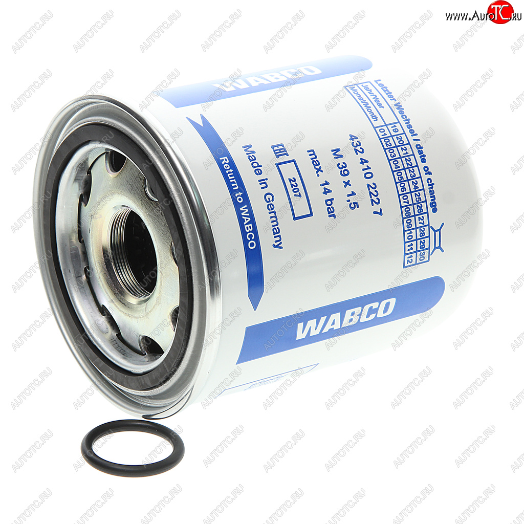 2 499 р. Фильтр-патрон КАМАЗ,МАЗ,ПАЗ осушителя воздуха WABCO WABCO 432 410 222 7  с доставкой в г. Вологда