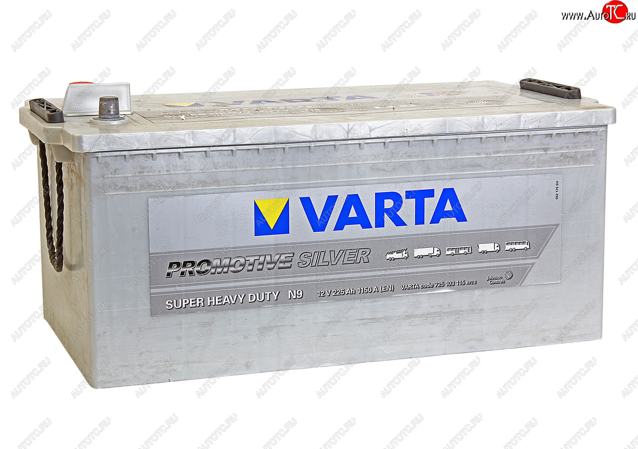 46 899 р. Аккумулятор VARTA Promotive Silver 225Ач обратная полярность VARTA 6ст225(3) n9  с доставкой в г. Вологда