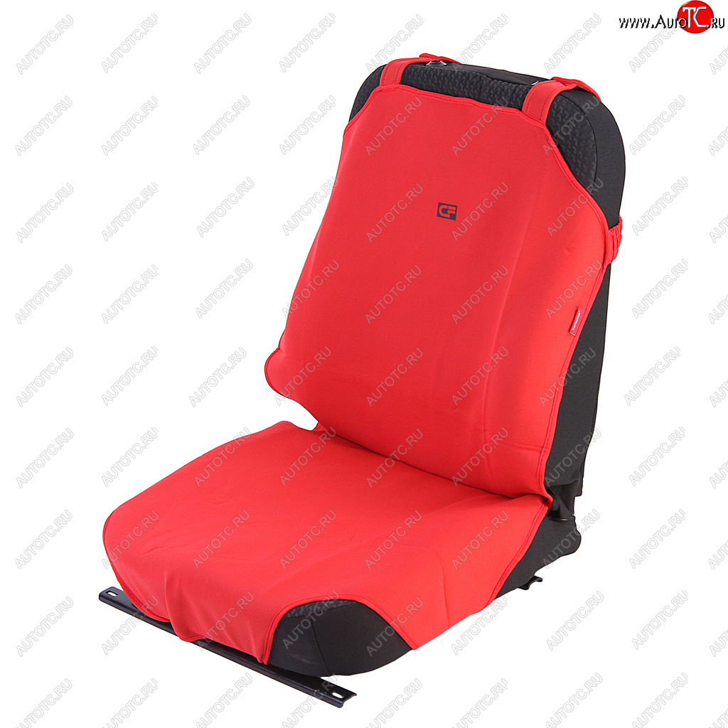 999 р. Авточехлы (майка) полиэстер красные (7 предм.) Forum CARFASHION CARFASHION 22027  с доставкой в г. Вологда