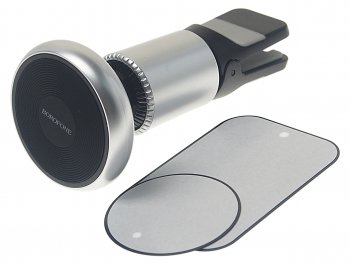 549 р. Держатель телефона на дефлектор магнитный черный BOROFONE BOROFONE bh47 black silver  с доставкой в г. Вологда. Увеличить фотографию 2