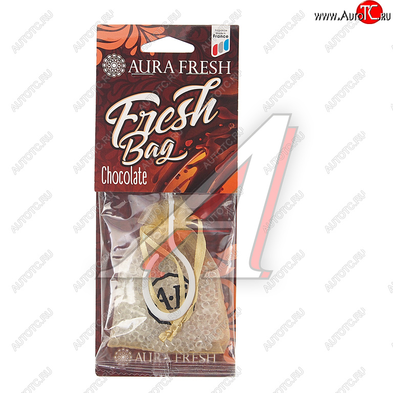 185 р. Ароматизатор подвесной гранулы (chocolate) 20г Fresh Bag AURA FRESH AURA FRESH 23046  с доставкой в г. Вологда