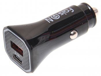 Устройство зарядное в прикуриватель 1USB + 1 Type C 12V FAISON FAISON a5 black