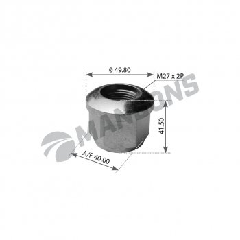 Гайка MAN стремянки (M27x2) MANSONS MANSONS 400.507