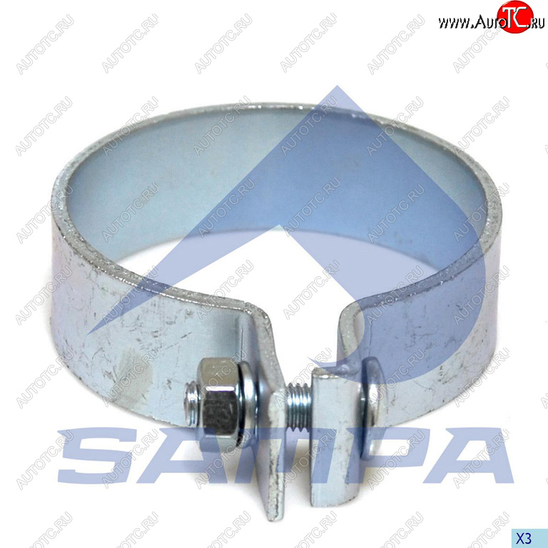 195 р. Хомут глушителя MAN (d=85.5) SAMPA SAMPA 020.340  с доставкой в г. Вологда