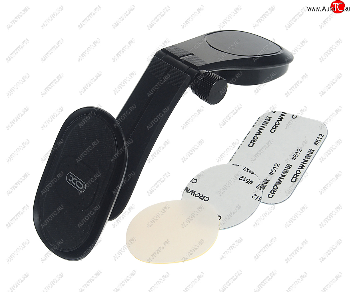 329 р. Держатель телефона универсальный магнитный черный XO XO c52 black  с доставкой в г. Вологда