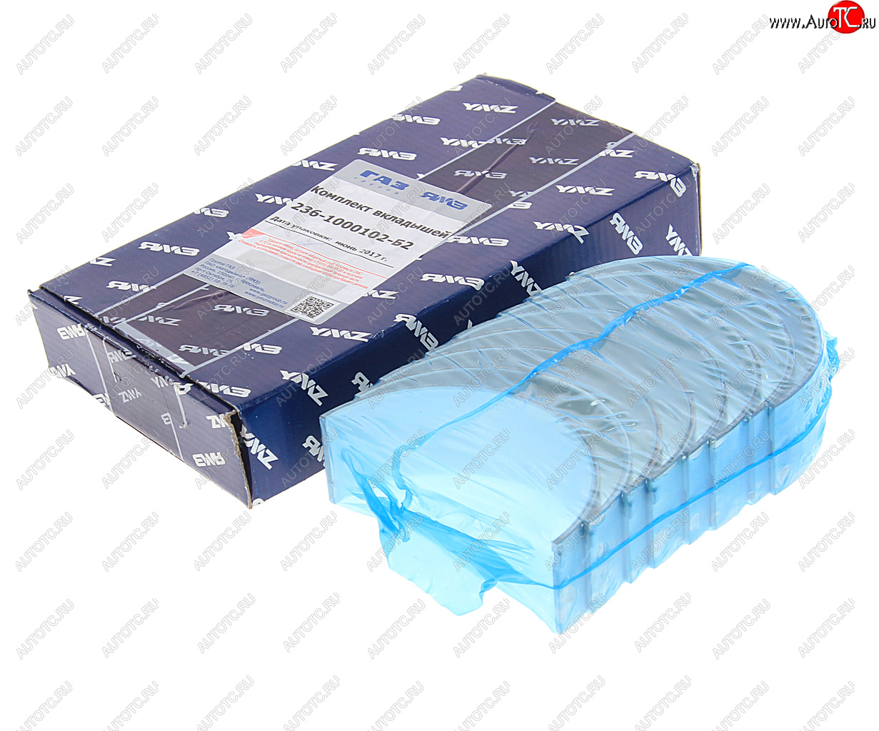 2 559 р. Вкладыши ЯМЗ-236 коренные d+0.00 АВТОДИЗЕЛЬ ЯМЗ 236-1000102-б2  с доставкой в г. Вологда