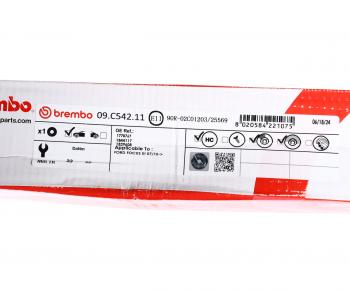 8 599 р. Диск тормозной FORD Focus (04-),Kuga,Transit (13-) передний вентилируемый (1шт.) BREMBO BREMBO 09.c542.11  с доставкой в г. Вологда. Увеличить фотографию 6