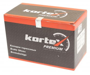 1 749 р. Колодки тормозные задние барабанные (4шт.) KORTEX Nissan Almera Classic седан B10 (2006-2013)  с доставкой в г. Вологда. Увеличить фотографию 2