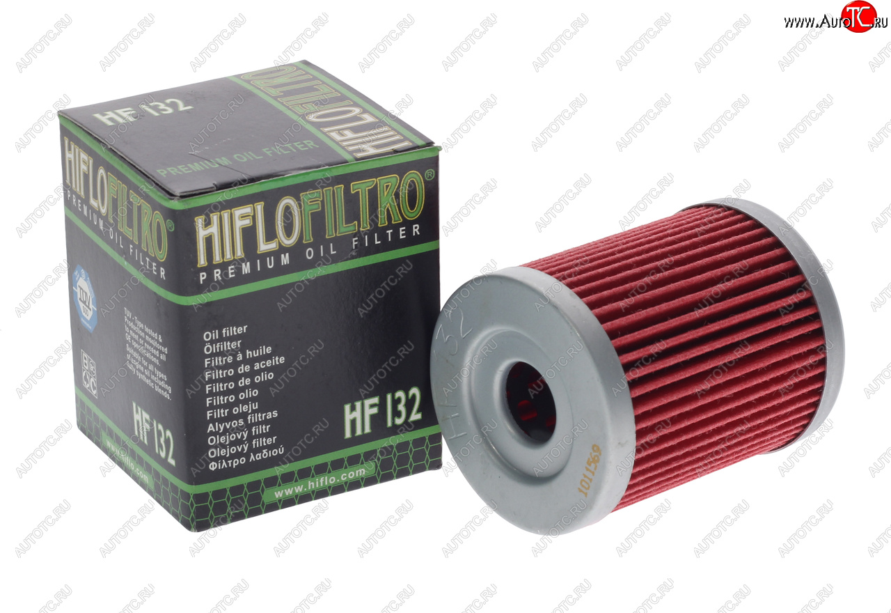 439 р. Фильтр масляный мото KAWASAKI SUZUKI YAMAHA SYM HIFLO FILTRO HIFLO FILTRO hf132  с доставкой в г. Вологда
