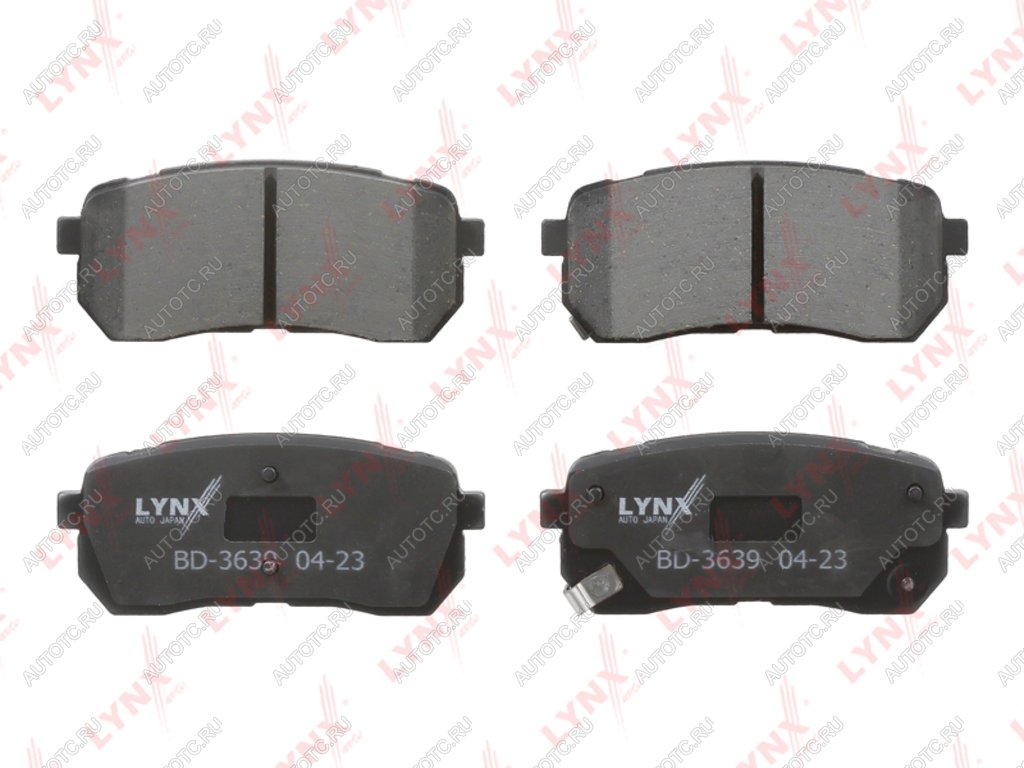 1 299 р. Колодки тормозные задние (4шт.) LYNX KIA Sorento UM/Prime рестайлинг (2018-2020)  с доставкой в г. Вологда