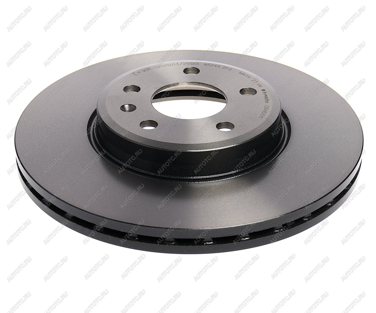 5 749 р. Диск тормозной AUDI A4 (07-),A5 (07-) передний (1шт.) BREMBO BREMBO 09.a820.11  с доставкой в г. Вологда