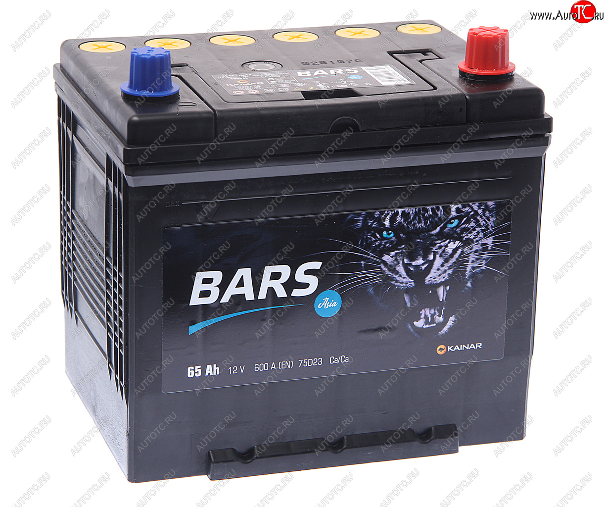 7 699 р. Аккумулятор BARS Asia 65Ач обратная полярность BARS 6ст65(0) 75d23l  с доставкой в г. Вологда
