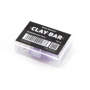 749 р. Глина полировочная 100гр Clay Bar SHINE SYSTEMS SHINE SYSTEMS ss530  с доставкой в г. Вологда. Увеличить фотографию 2