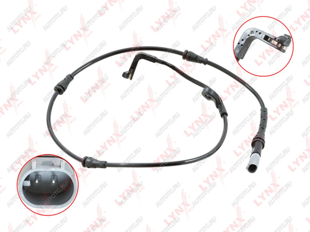 879 р. Датчик износа тормозных колодок BMW X5 (E70),X6 (E71) передний (1шт.) LYNX LYNX bw1052  с доставкой в г. Вологда