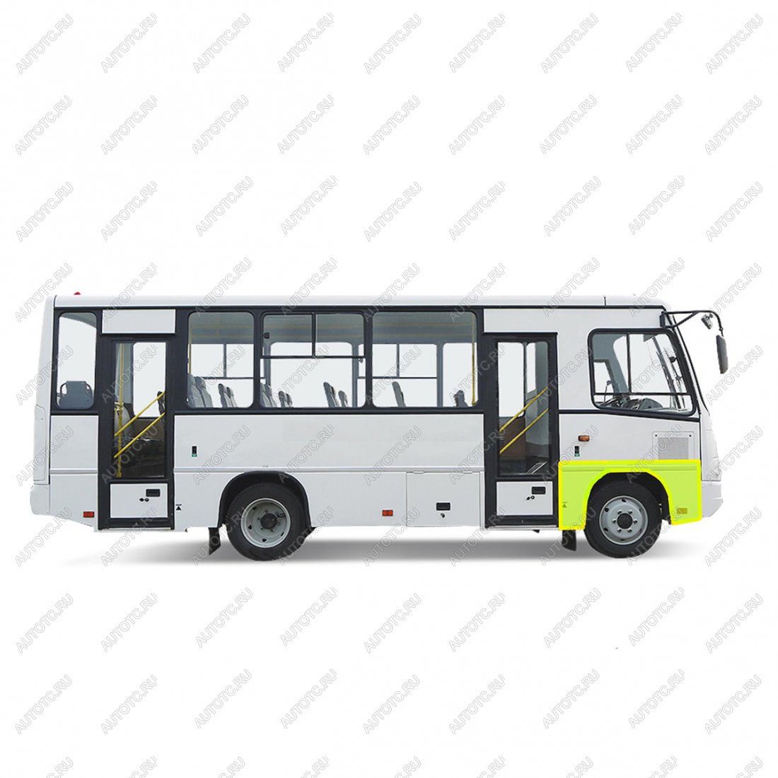 3 899 р. Ремонтные арки передних крыльев (Правая арка) Пороги-Авто ПАЗ 3204 дорестайлинг (2006-2011) (холоднокатаная сталь 0,8мм)  с доставкой в г. Вологда