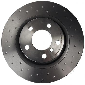 9 599 р. Диск тормозной BMW X3 (F25),X4 (F26) задний (перфорированный) (1шт.) BREMBO BREMBO 09b5691x  с доставкой в г. Вологда. Увеличить фотографию 3
