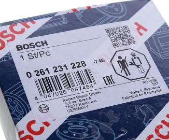1 879 р. Датчик детонации HYUNDAI Solaris (10-) KIA Rio (11-) BOSCH BOSCH 0261231228  с доставкой в г. Вологда. Увеличить фотографию 4