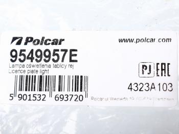 719 р. Фонарь освещения знака номерного SKODA Superb (02-) POLCAR POLCAR 9549957e  с доставкой в г. Вологда. Увеличить фотографию 4
