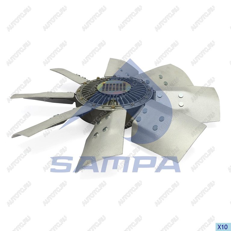 39 999 р. Вискомуфта SCANIA 3 series (87-) привода вентилятора (с крыльчаткой) SAMPA SAMPA 041.402  с доставкой в г. Вологда