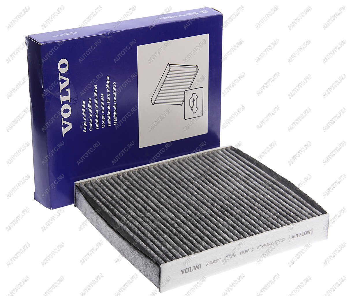 3 189 р. Фильтр воздушный салона VOLVO S40 угольный OE VOLVO 30780377  с доставкой в г. Вологда