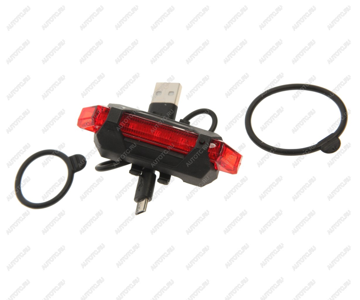 439 р. Фонарь велосипедный задний USB кабель с аккумулятором 2 функции Led RAPIDO RAPIDO dc-918  с доставкой в г. Вологда