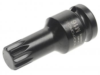 Бита-головка 12 SPLINE M16 ударная ROCKFORCE ROCKFORCE rf-24806016