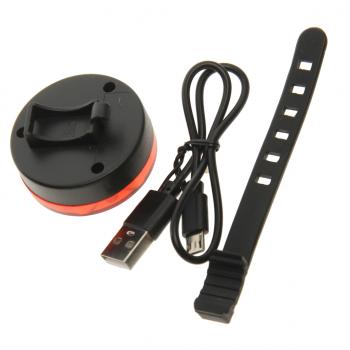 499 р. Фонарь велосипедный задний USB кабель с аккумулятором 3 функции Led RAPIDO RAPIDO qx-w07a  с доставкой в г. Вологда. Увеличить фотографию 2