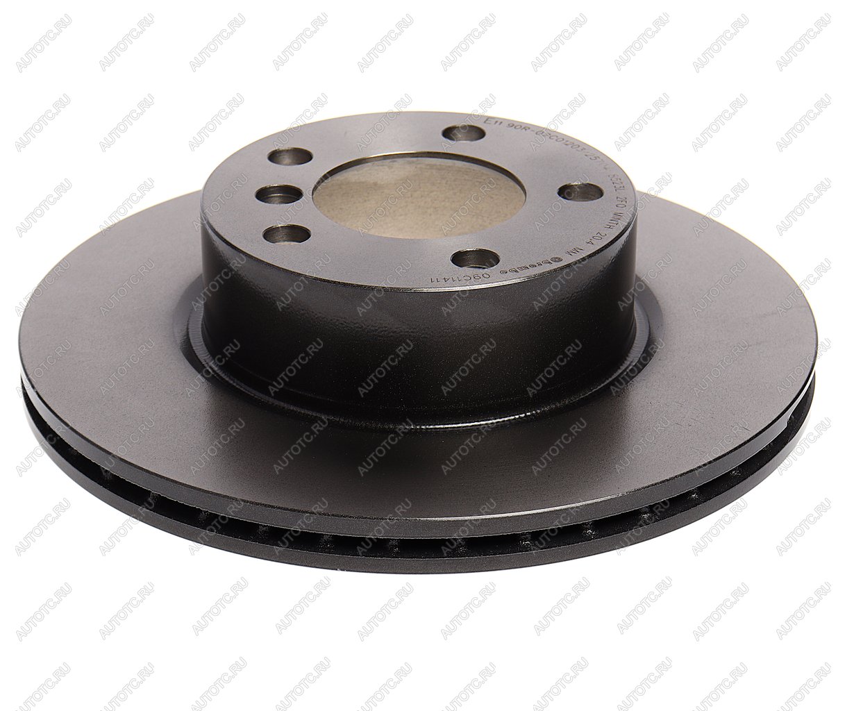 5 999 р. Диск тормозной BMW 3 (F30) передний (1шт.) BREMBO BREMBO 09.c114.11  с доставкой в г. Вологда