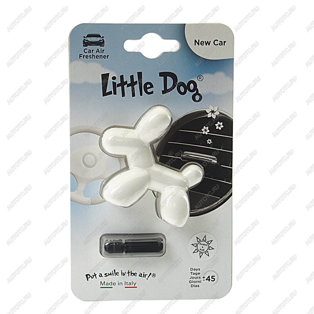 295 р. Ароматизатор на дефлектор полимерный (Новая машина) Little Dog DRIVE INT DRIVE INT ed0202  с доставкой в г. Вологда