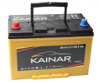 Аккумулятор KAINAR Asia 100Ач KAINAR 6ст100(1) 115d31r