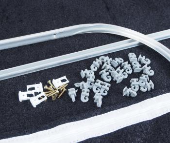 2 489 р. Шторка автомобильная для лобового стекла 160х105см ГАЗель Next барашек черная комплект ВИТА ТРАК ВИТА ТРАК шторка next черн.  с доставкой в г. Вологда. Увеличить фотографию 2