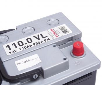 16 649 р. Аккумулятор TUBOR Synergy 110Ач обратная полярность TUBOR 6ст110(0)  с доставкой в г. Вологда. Увеличить фотографию 2