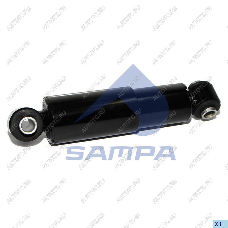 3 999 р. Амортизатор SAF полуприцепа, прицепа (278413 70х75 20х78 20х68 ОО) SAMPA SAMPA 075.082-01  с доставкой в г. Вологда