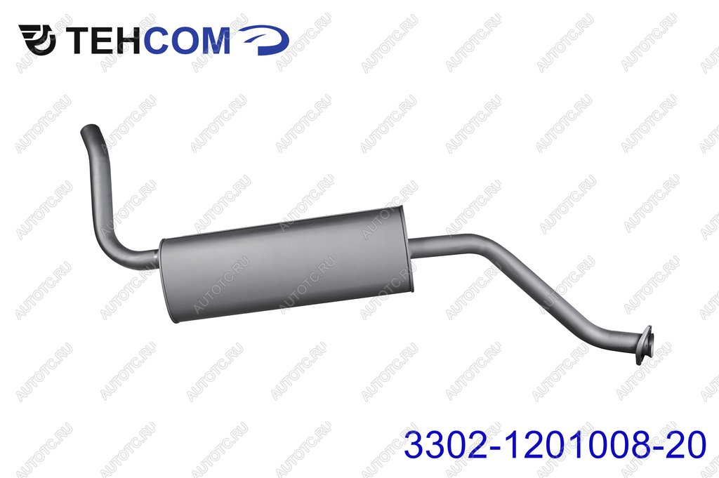 6 199 р. Глушитель ГАЗ-3302 Next,Бизнес дв.УМЗ,Evotech,CUMMINS (ГБО) ЕВРО-4,5 ТЕХКОМ ТЕХКОМ 3302-1201008-20  с доставкой в г. Вологда